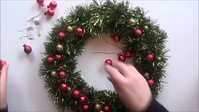 HOW TO MAKE CHRISTMAS WREATH. Рождественский венок своими руками! смотреть онлайн