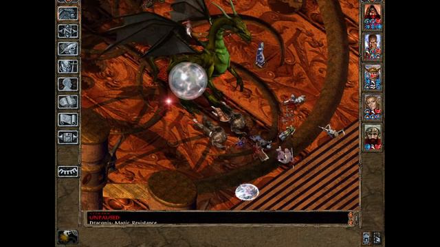 Baldur's Gate II: Throne of Bhaal blind playthrough maximum difficulty part 10: Slaying Draconis смотреть онлайн