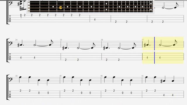Beatles The Wait BASS GUITAR TABLATURE смотреть онлайн