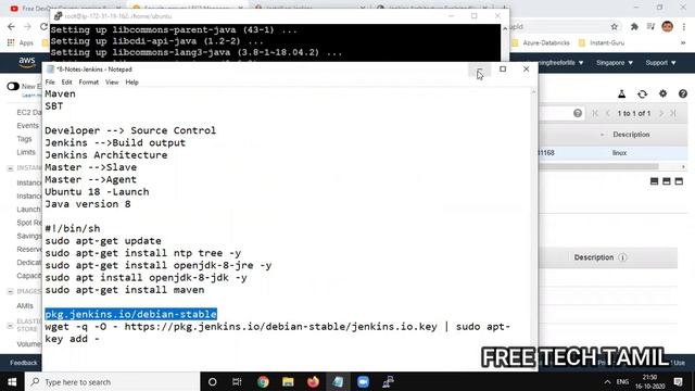 Jenkins installation on Linux | Jenkins on Free DevOps Course in Tamil | Free Tech Tamil смотреть онлайн