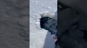 Провалились под лед 🥶! На Байкале ! Смотреть до конца !!