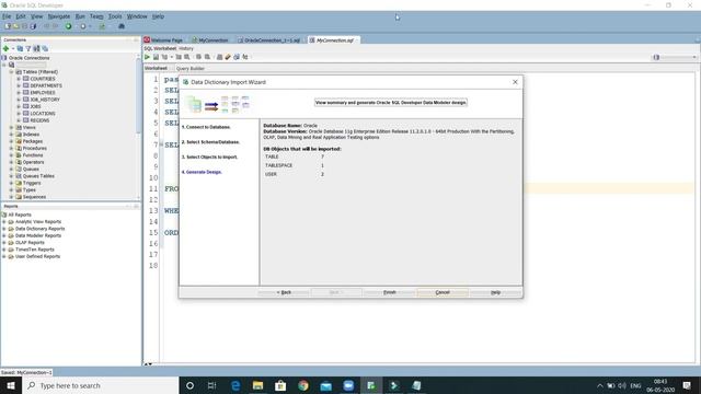 How to create entity relationship diagram in Oracle SQL Developer ? || Oracle SQL Developer Tutoria смотреть онлайн
