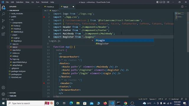 E-commerce Tutorial in Reactjs + Laravel Framework in Hindi Part - 8 смотреть онлайн