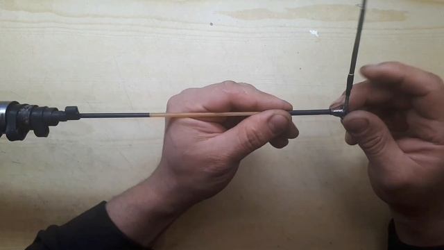 Удочка с боковым кивком для ловли на летнюю мормышку