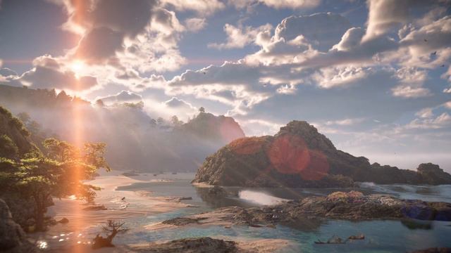 Beach Ambience for Study and Relaxation: Horizon Forbidden West смотреть онлайн