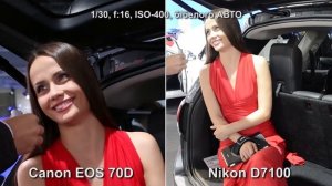 Canon EOS 70D и Nikon D7100 Тест видео. Cравнение фотокамер на ММАС-2014