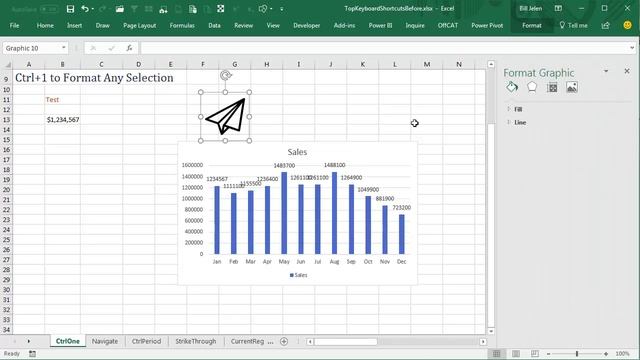 Excel Shortcuts - Ctrl+1 to Format Selected - Episode 2115 смотреть онлайн