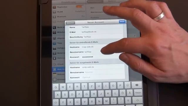 EMail-Konto einrichten auf dem iPad oder iPhone смотреть онлайн