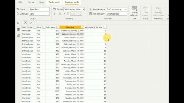 How to Calculate the Week Number for the Month in Power BI смотреть онлайн