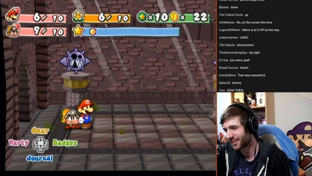 Paper Mario, But I Can't See The Game смотреть онлайн
