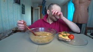 МУКБАНГ СУП - ЩИ  / БЛИНЫ С ГРИБАМИ / БУТЕРБРОДЫ - ХЛЕБ С ЗАКУСКОЙ / ОБЖОР / Mukbang ASMR / АСМР