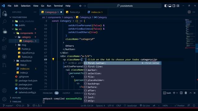 Creating a Dynamic Todo App with React, Redux-Toolkit, Motion, Tailwind CSS || Final Part. смотреть онлайн