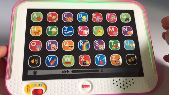 LEARNING for TODDLERS Alphabet and Sounds with FISHER PRICE Smart Stages Musical Tablet! смотреть онлайн