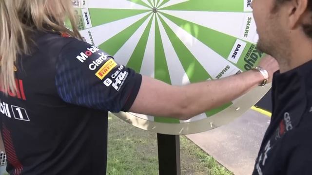 Mullets, selfies and shoeys! Max Verstappen and Sergio Perez take on the Kayo Wheel | F1 | Kayo смотреть онлайн