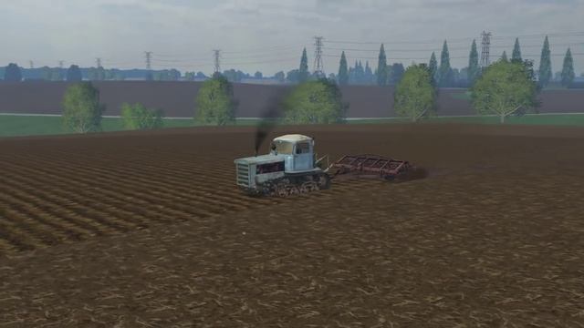 FS15 |УкрАгро| Культивация ДТ-75+КПС-4, ДТ-175C+ КПС-8 смотреть онлайн