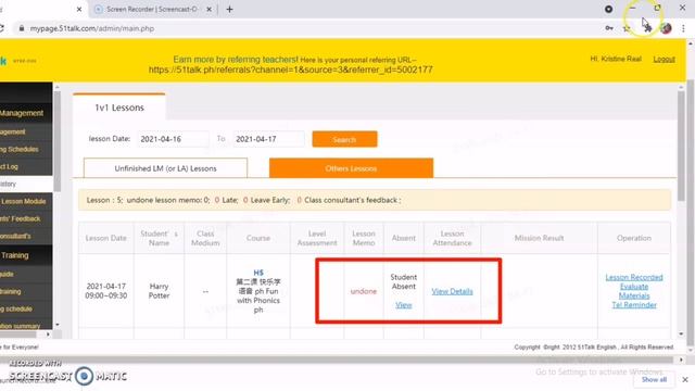 51TALK HOW TO MARK THE STUDENT ABSENT - Newbies Guide смотреть онлайн