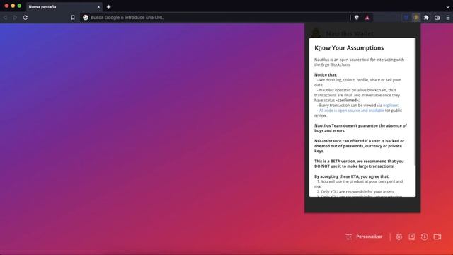 Install Nautilus extension and create a wallet смотреть онлайн
