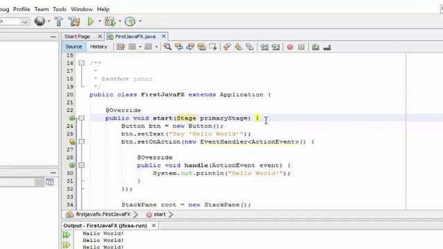 JavaFX Tutorial 1 смотреть онлайн