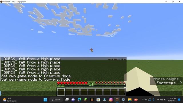 Doing The MLG Horse Clutch In Minecraft Java Edition смотреть онлайн