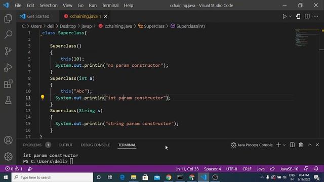 Java Constructor Chaining,Final class,Fial method смотреть онлайн