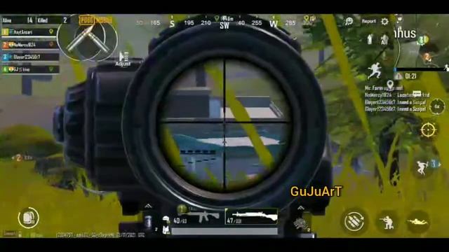 PUBG MOBILE | INTENSE MATCH FUN GAME PLAY CHICKEN DINNER #Chickendinner #pubg #gujuart смотреть онлайн