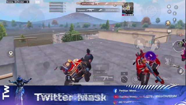 CLASSIC GAMEPLAY ONLY RUSHGAME PLAY live WITH TWITTER MASK BGMI update 3.O смотреть онлайн