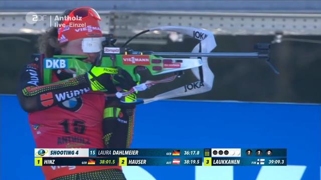 Antholz-2017. Das Siegschießen von Laura Dahlmeier смотреть онлайн