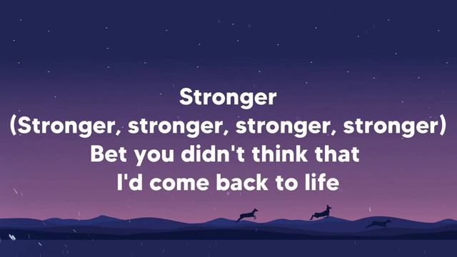 Stronger - The Score (Lyrics) смотреть онлайн