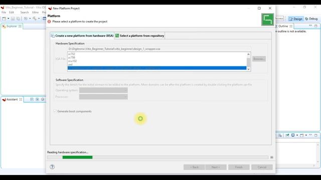 Vitis Beginner Tutorial- Creating GPIO project смотреть онлайн