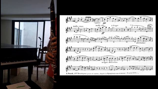 Cesar Frank - Violin Sonata in A (Clarinet) смотреть онлайн