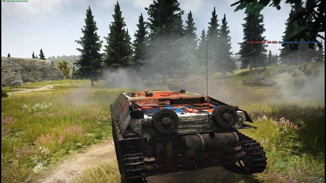 War Thunder - Jagdpanzer IV (Karpaty - Záznam bitky) смотреть онлайн