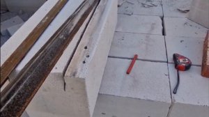 Перемычка в газоблоке. Самый простой и надежный способ.