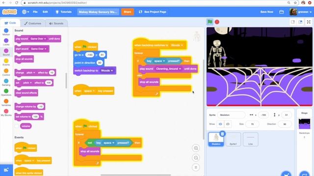 Collaborative Makey Makey Sensory Maze with Scratch Coding смотреть онлайн