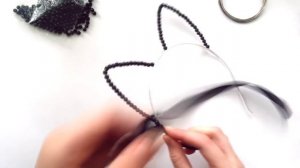 Ободок с кошачьими ушами своими руками | Tumblr Inspired DIY Cat Headband [english subs]