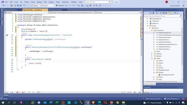 .Net Core 5.0 ile Emlak Sitesi - Admin Paneli Kullanıcı Yönetimi Kullanıcıları Listeleme смотреть онлайн