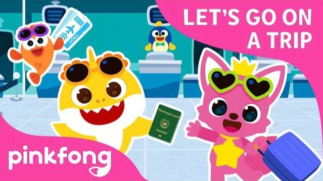Let's Go on a Trip | Baby Shark Incheon Airport Song | Pinkfong Songs for Children смотреть онлайн