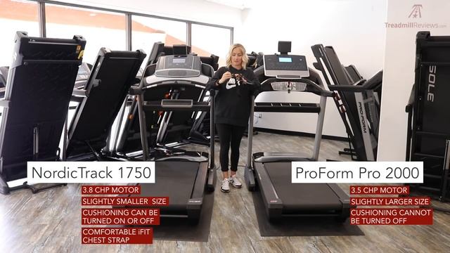 NordicTrack Commercial 1750 vs ProForm Pro 2000 Treadmill Comparison смотреть онлайн