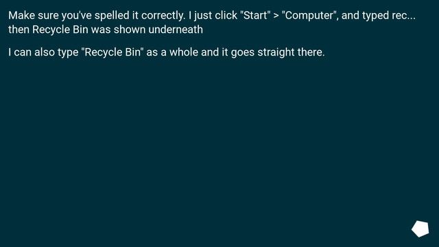 How can I get to the recycle bin without the desktop icon in windows 7? смотреть онлайн