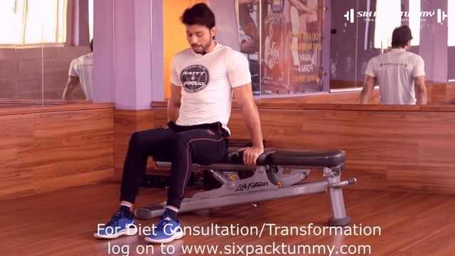 Bench Dips Tutorial II How to perform bench dips for Triceps смотреть онлайн