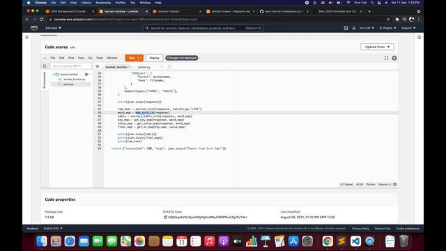 How to extract key-value & tables from image document | Lambda | S3 - Amazon Textract tutorial p3 смотреть онлайн