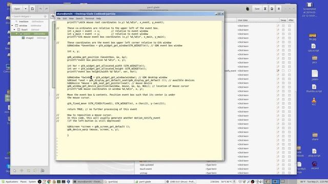 Linux Gtk Glade Programming Part 32a: Dragging objects in the window смотреть онлайн