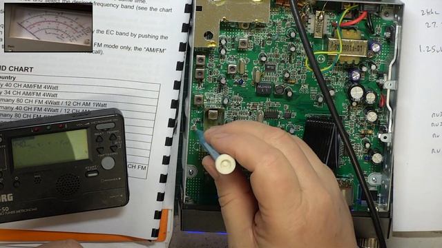 Midland 248 CE MultiNorm CB radio. Low TX audio repair pt1 смотреть онлайн