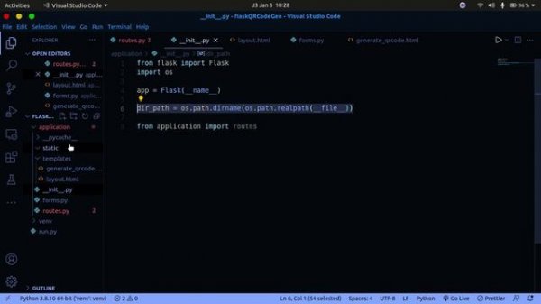 Flask web app for qr code generation and decoding | Python | p-2
