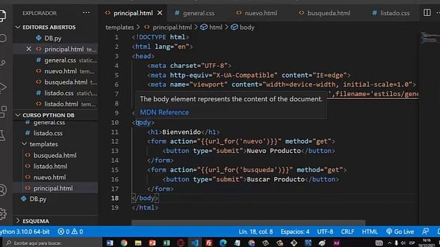 Python, Flask, MySQL, HTML, CSS - Clase 2 смотреть онлайн