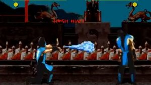 Mortal Kombat 1 Super Nintendo SNES Very Hard Playthrough Sub-Zero