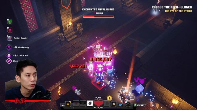 Hardcore Mode Build, No Healing Enchantments with Cursed Axe, Stalwart Armor, Imploding Crossbow смотреть онлайн