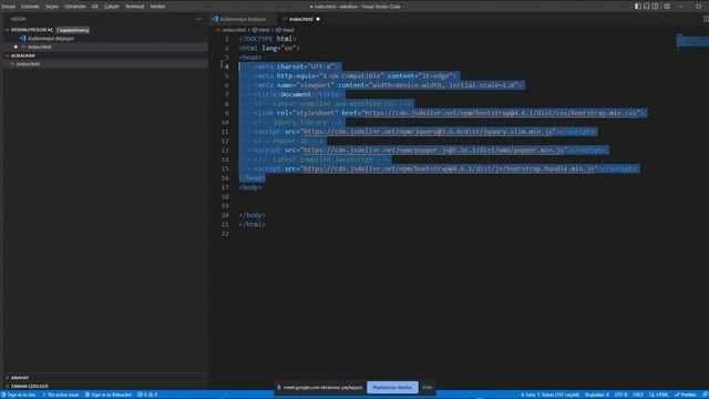 01. Hafta - Web Tasarım Temelleri #bootstrap #html5 смотреть онлайн
