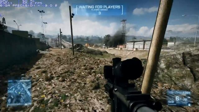 Battlefield 3 Gigabyte GTX 670 OC Windforce X3 Multiplayer Caspian border Test. First Video смотреть онлайн