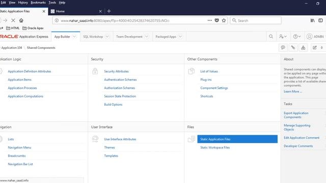 Navigation Menu Profile in APEX смотреть онлайн