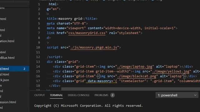 Masonry Grid layout ep 02 смотреть онлайн